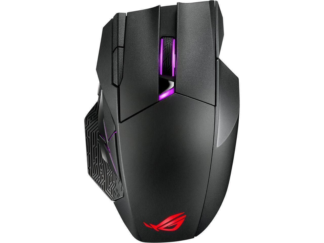 ASUS ROG Spatha X Wireless Gaming Mouse (Magnetic Charging Stand, 12 Programmabl
