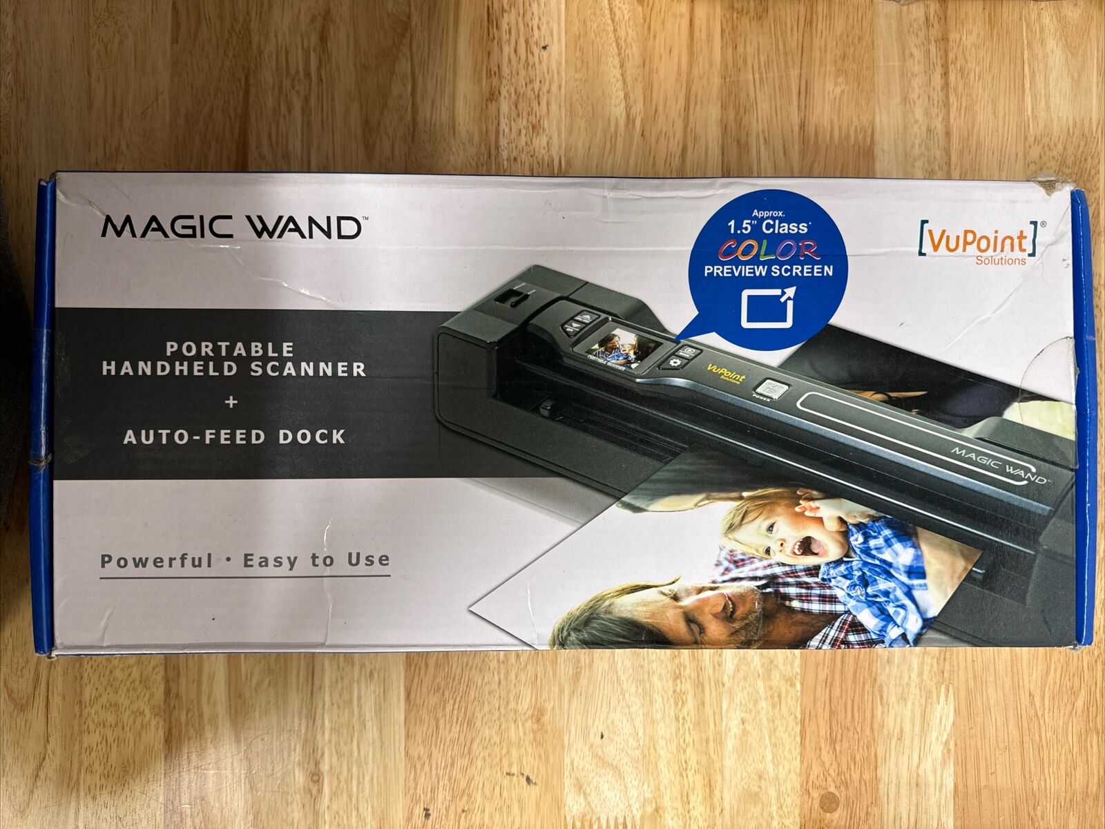 VuPoint Magic Wand Portable Handheld Scanner Auto Feed Dock PDSDK-ST470PE-VP