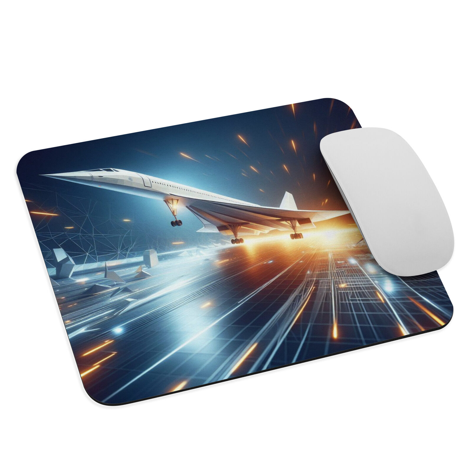 Mouse pad origami Concorde