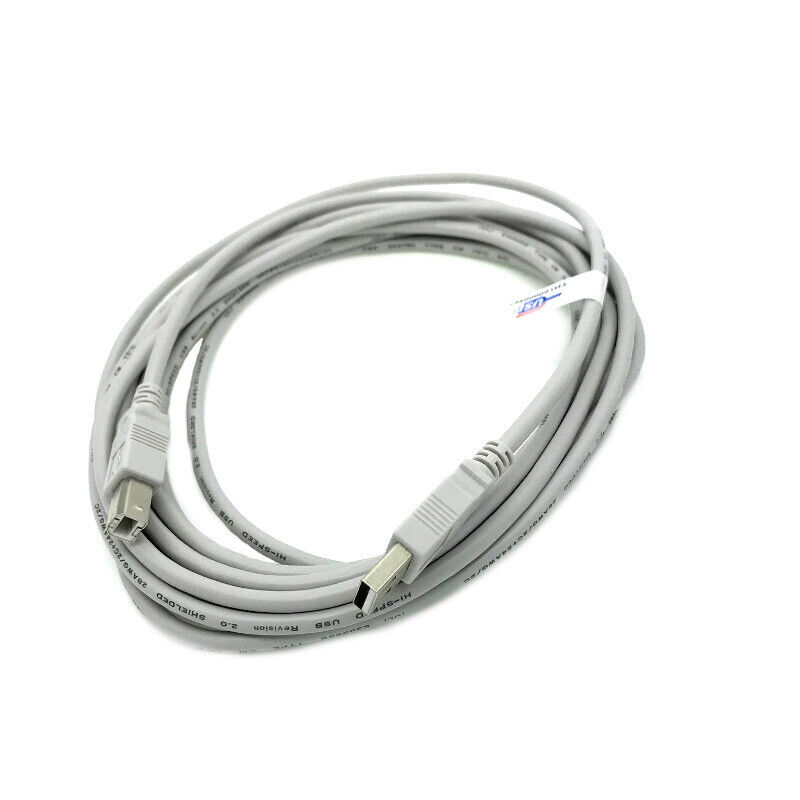 15\' USB Cable WHT for CRICUT EXPLORE ONE CUTTER CUTTING MACHINE