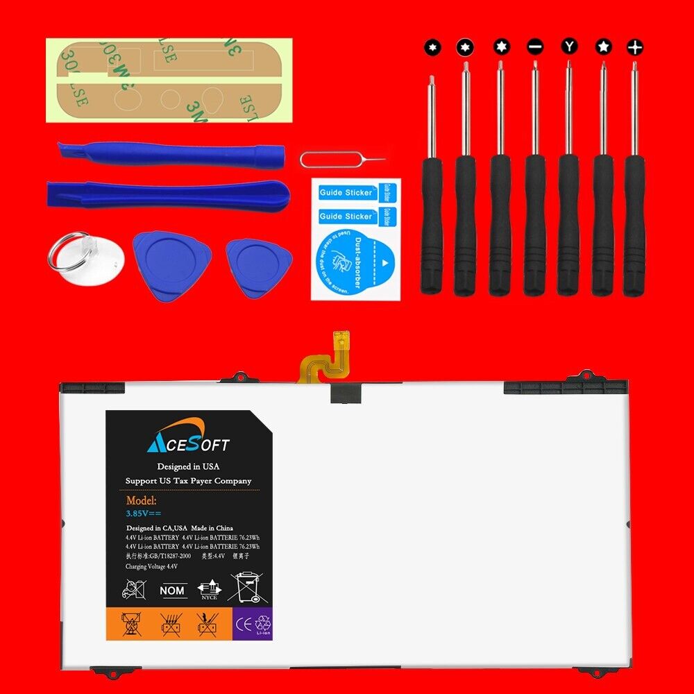 6970mAh Battery Repair Screwdriver Kit Tool for Samsung Galaxy Tab S2 9.7\