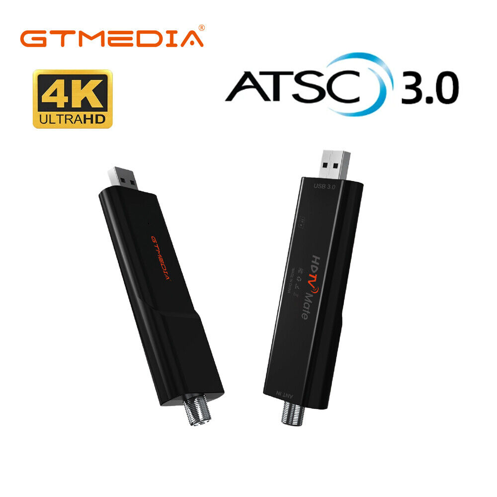 4K ATSC 3.0 TV Tuner DVR For OTT Android Fire Smart HDTV Digital Converter Stick