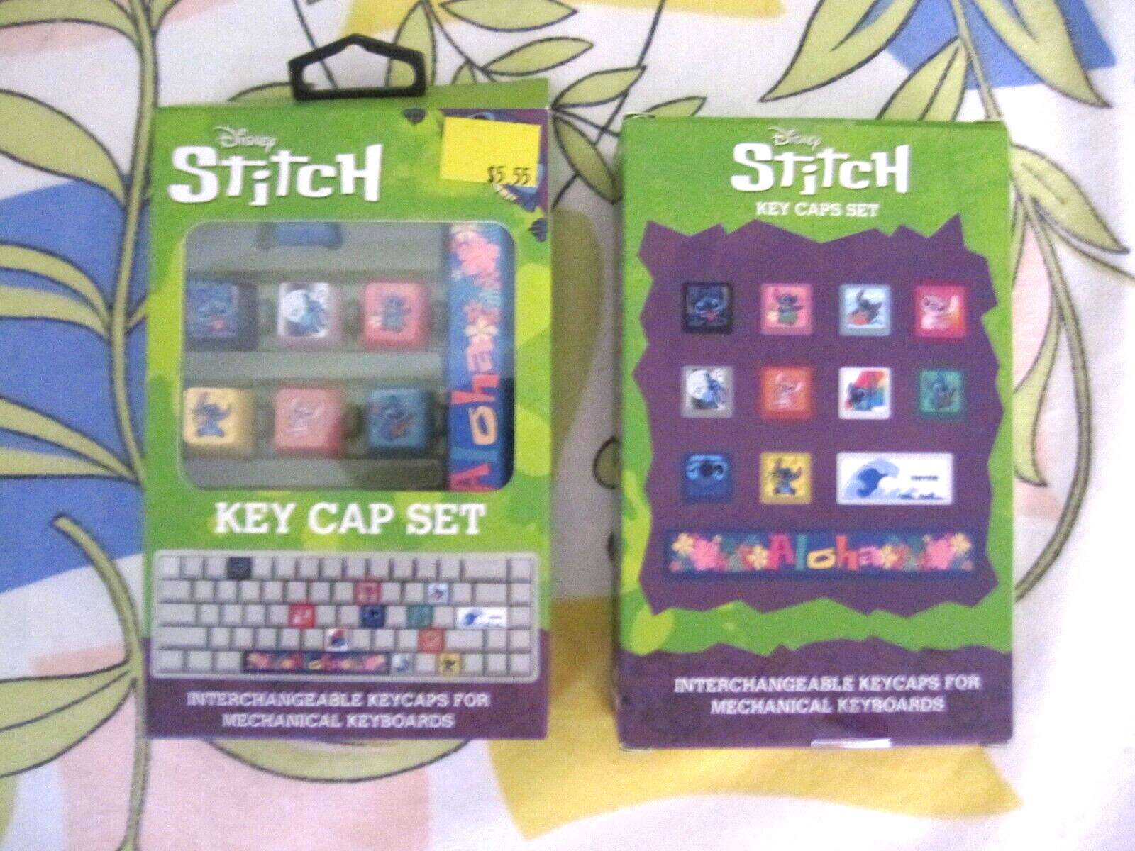 2 NEW Walt Disney Stitch Keyboard Key Cap Set Interchangeable Culturefly