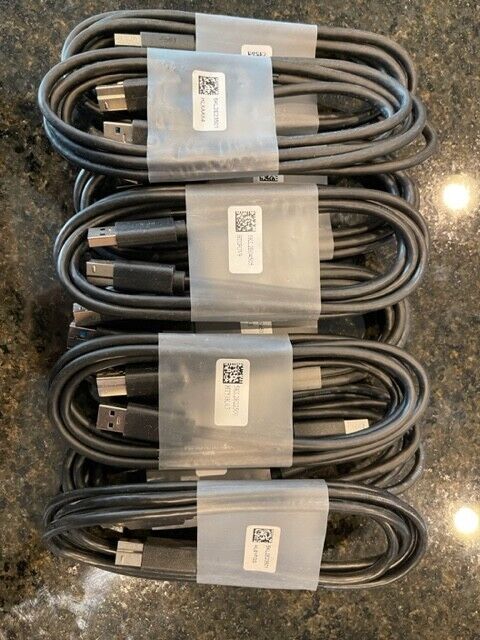 Lot of 80,  DELL, HP  Male to Male,  TYPE A to TYPE B,  Printer /  Scanner Cable