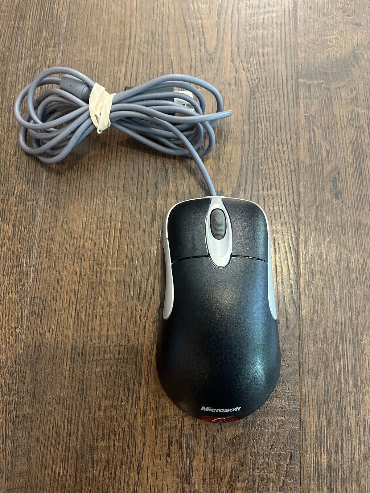Vintage Black Microsoft intellimouse Optical USB Wheel Mouse 1.1/1.1a - EXC COND