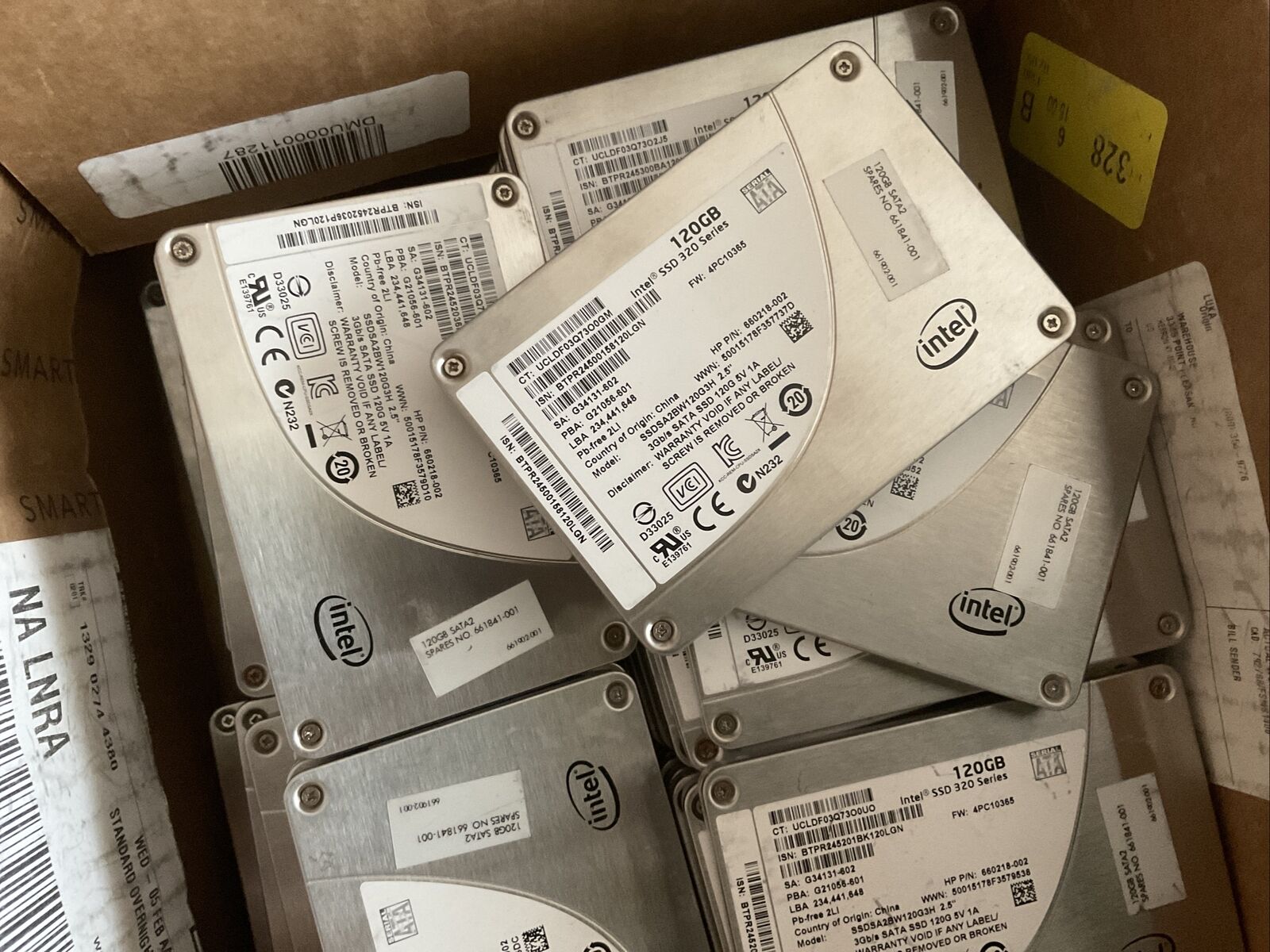 Qty 322, Mixed Lot Of Laptop Drives - From 120GB - 2TB