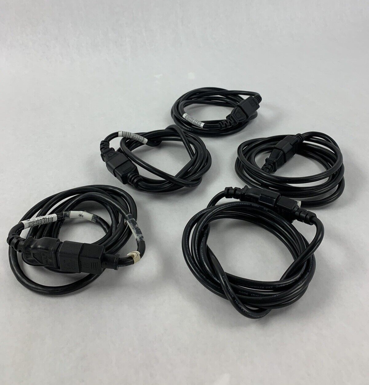 Lot of 5 142263-001 HP IEC to IEC AC 2M (6FT) Power Cable