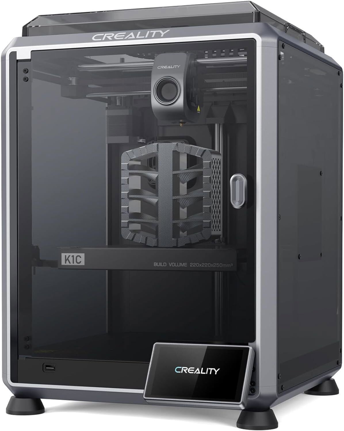 Creality K1C 3D Printer 600mm/s Max Tri-Metal Nozzle AI Camera Auto Calibration