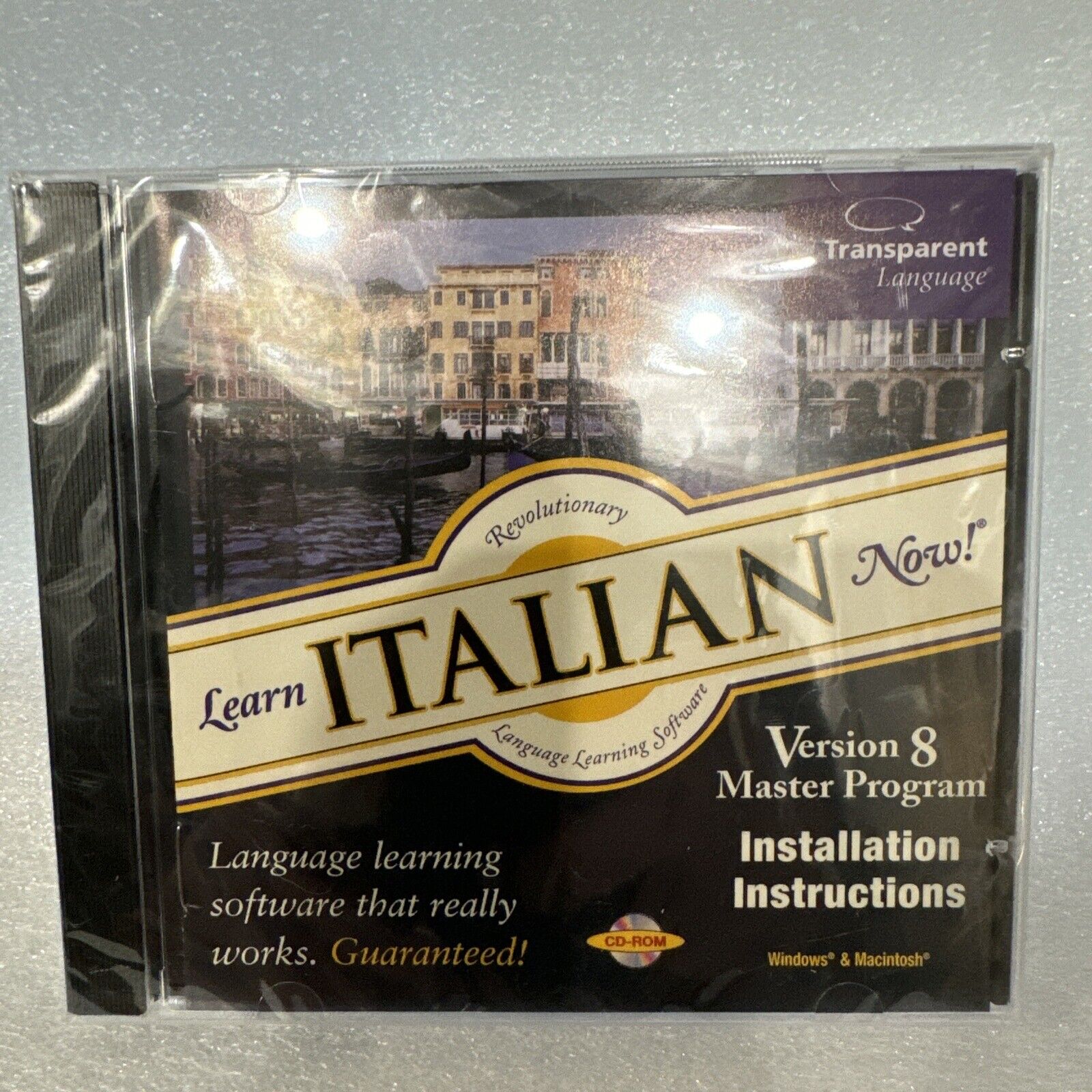 Revolutionary Learn Italian Now Version 8 Master Program Windows & Macintosh CD