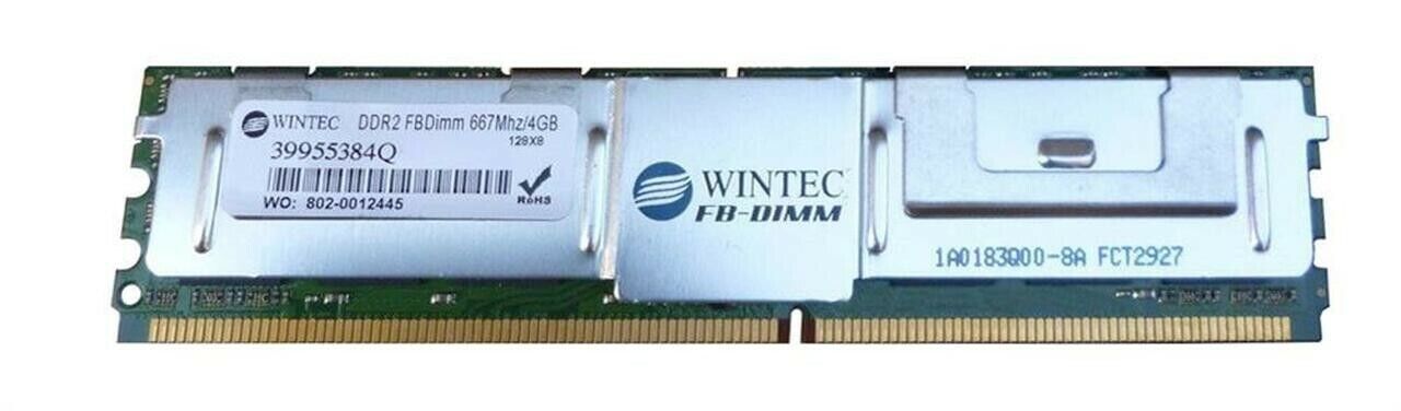 39955384Q Wintec 4GB PC2-5300 DDR2-667MHz ECC CL5 240-Pin DIMM Memory Module