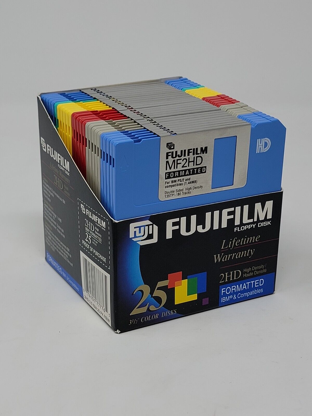 26 FujiFilm Fuji Film MF2HD 3.5” HD Floppy Disks PC DOS 6.3 Installed P