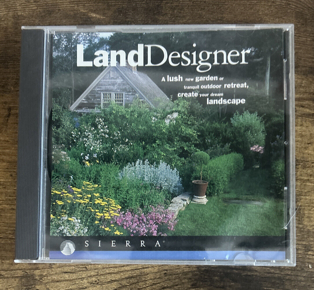 Sierra Complete LandDesigner PC CD design planning build deck landscape tools