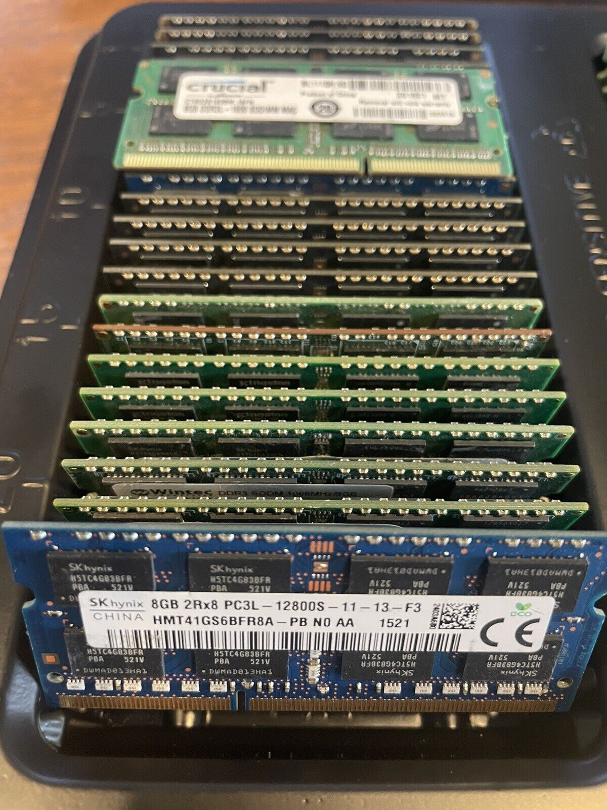 Lot Of 55 Mixed Brands/Mostly 12800 8GB DDR3 Laptop SO-DIMM RAM Memory TESTED
