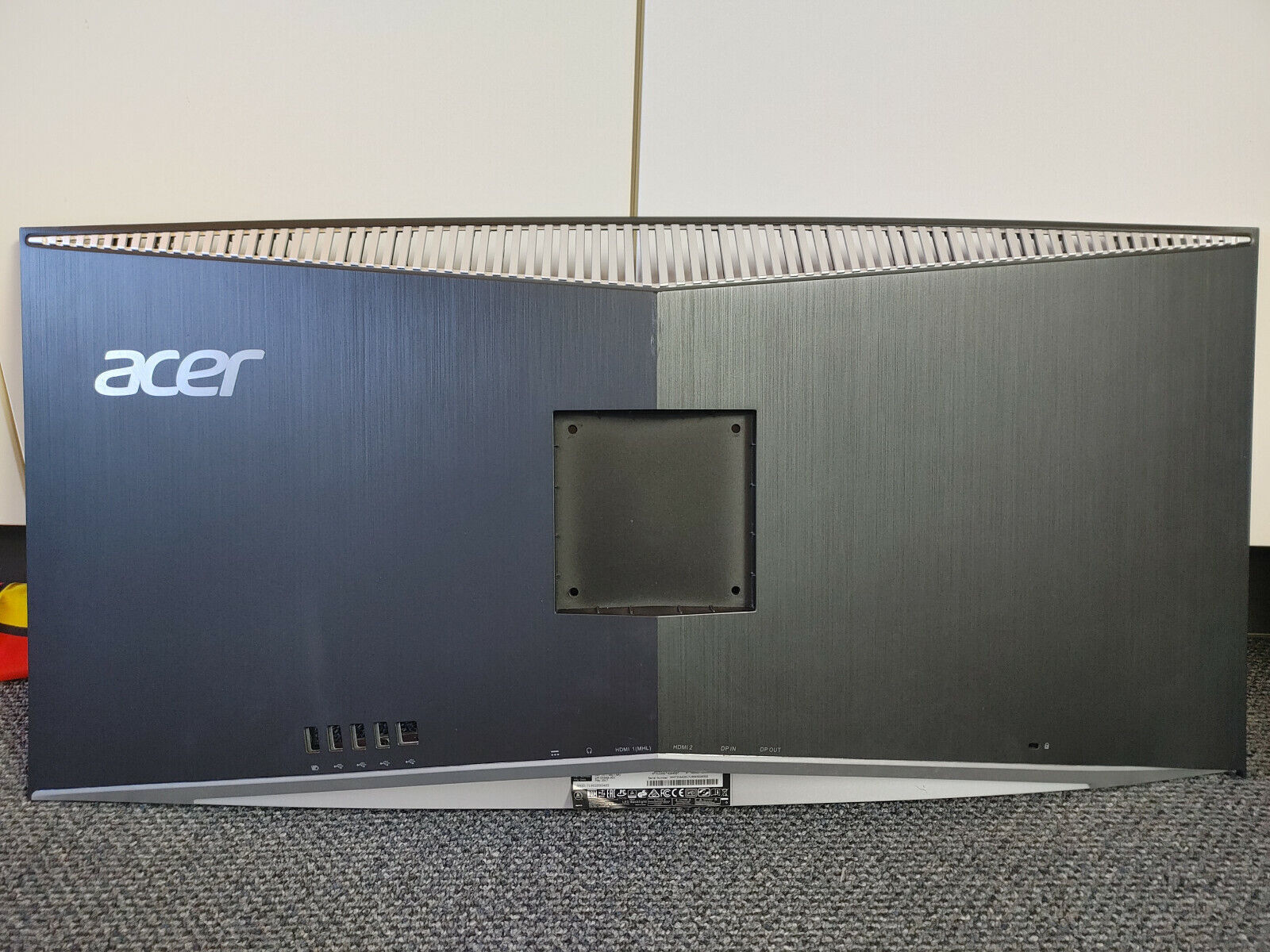 Genuine Acer XZ350CU Back LCD Lid Rear Cover Black 60.T3YM3.004