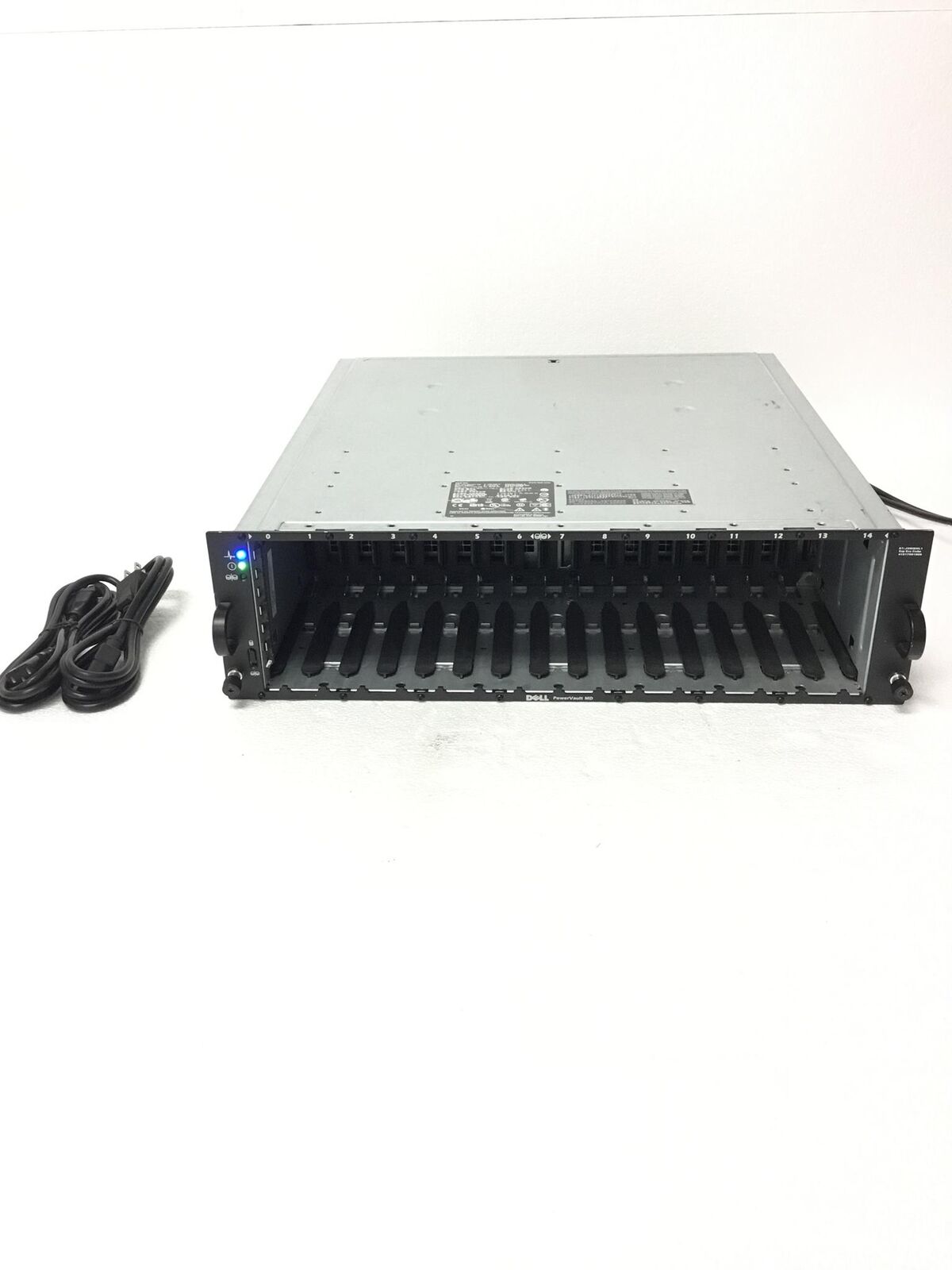 DELL Power Vault Md AMP01 SAS Storage Array w/2x488W PS/2xCards AMP01-Sim NO HDD