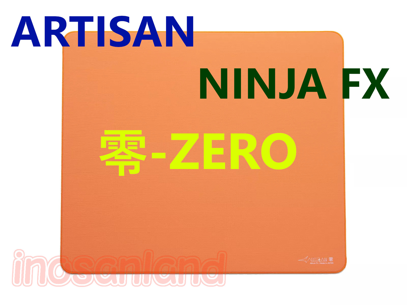 ARTISAN Zero Orange Gaming Mouse Pad Ninja FX XSOFT SOFT MID S M L XL