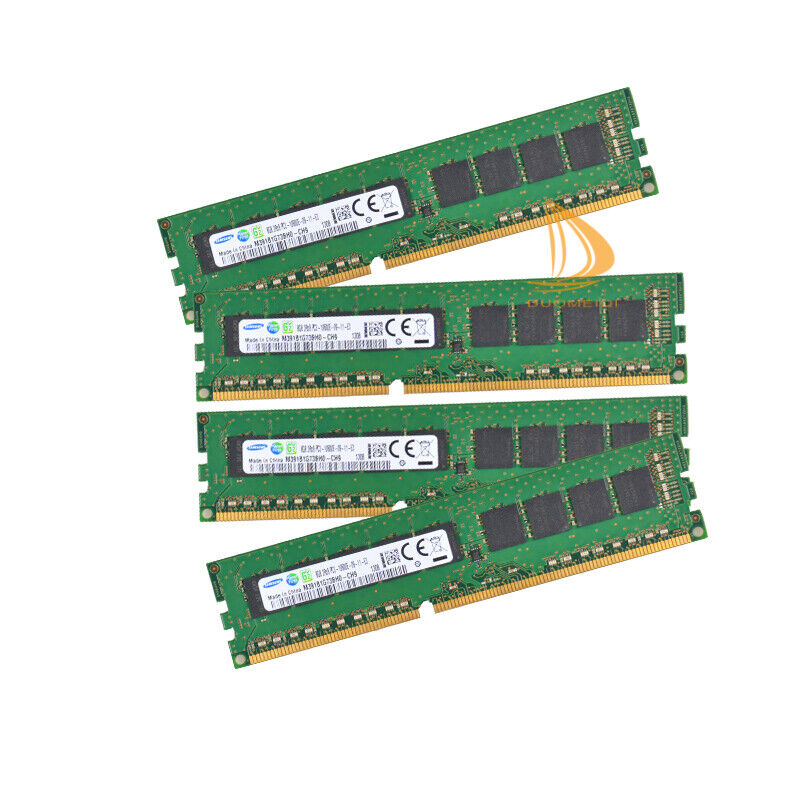 Samsung 4x 8GB 2RX8 PC3-10600E DDR3-1333Mhz 240PIN Desktop ECC Memory RAM DIMM #