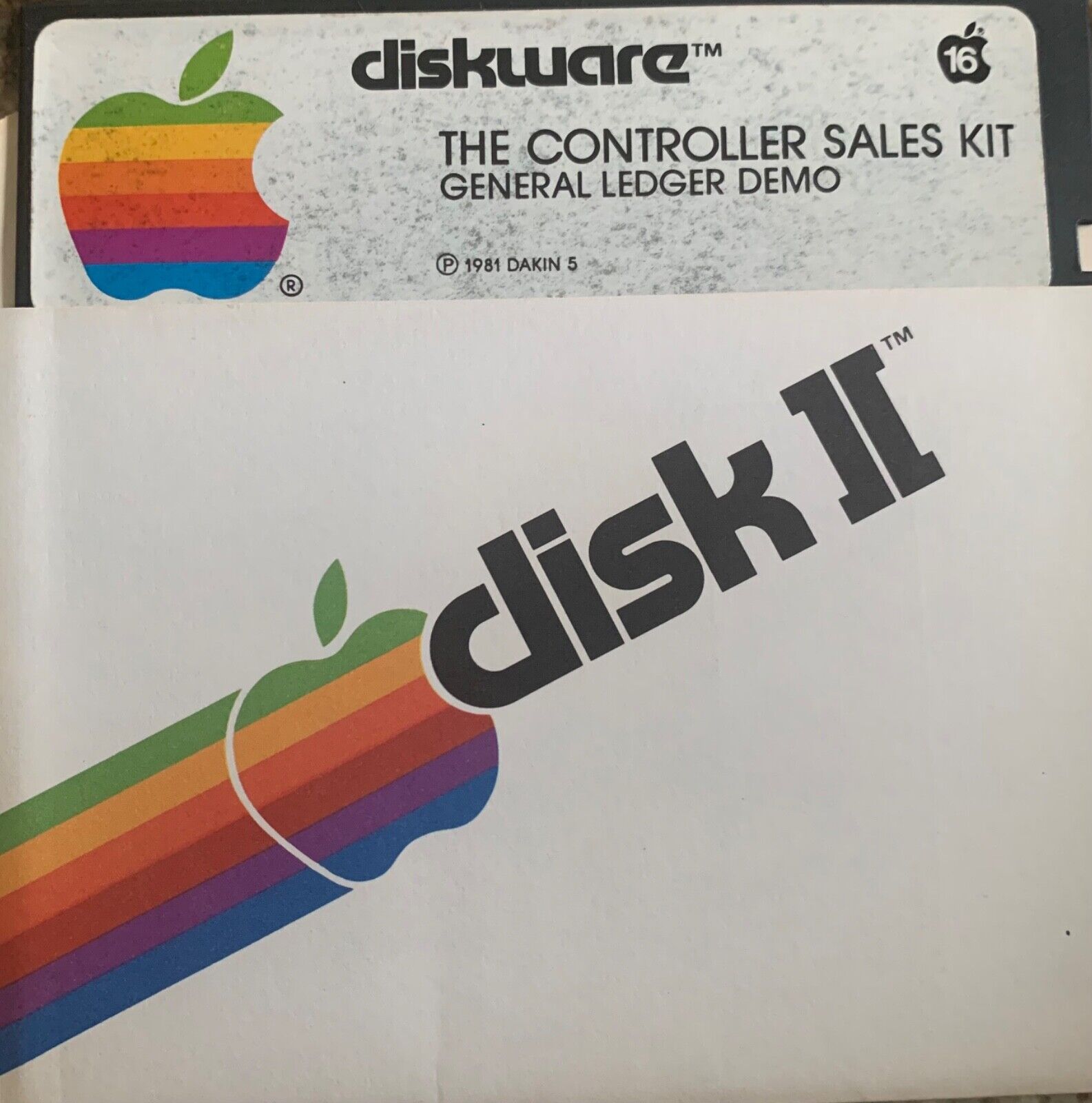 vintage original apple ll 5 1/4 floppy disk, the controller sales 