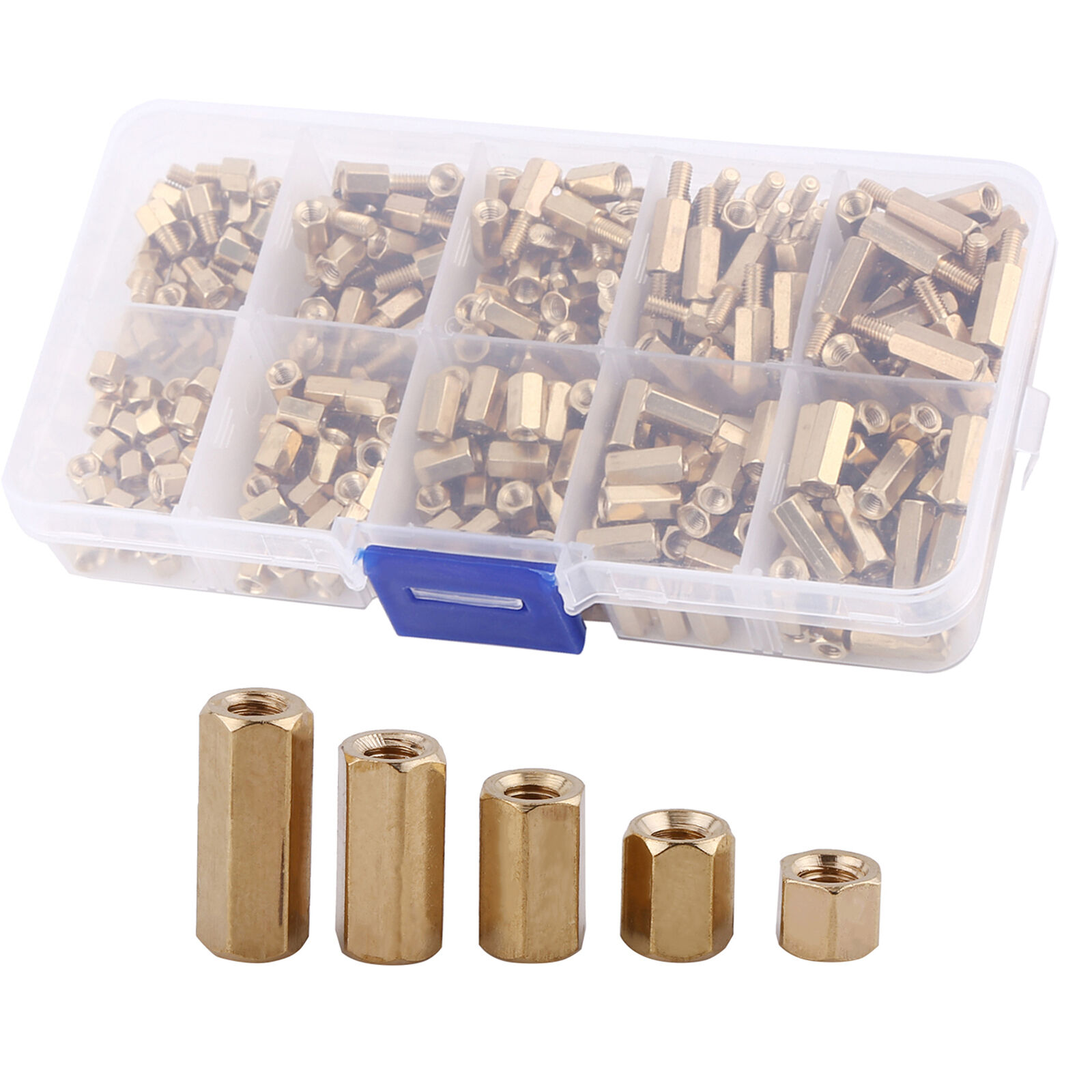 300pcs M3 Brass Standoffs Hex Male Female Stand Off DIY Set For Motherboard