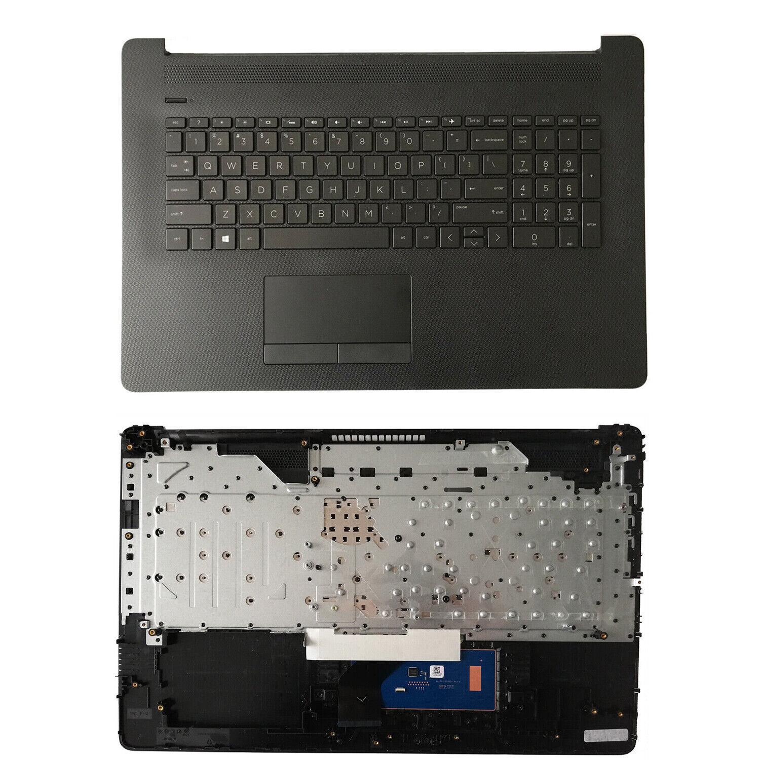 New Palmrest For HP 17BY 17-BY 17-CA Non-Backlit Keyboard & Touchpad L22751-001