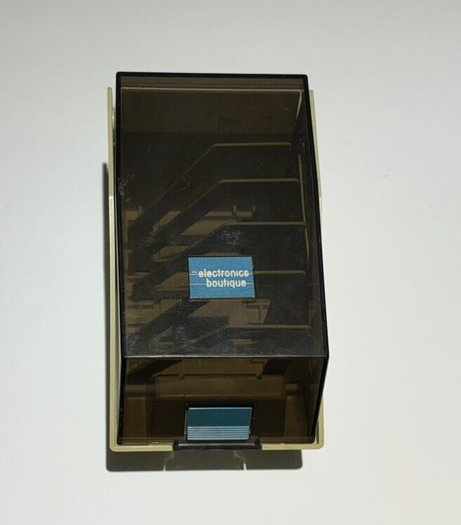 Electronics boutique Divided 5.25 5-1/4 Floppy Storage Disk Holder Vintage HTF
