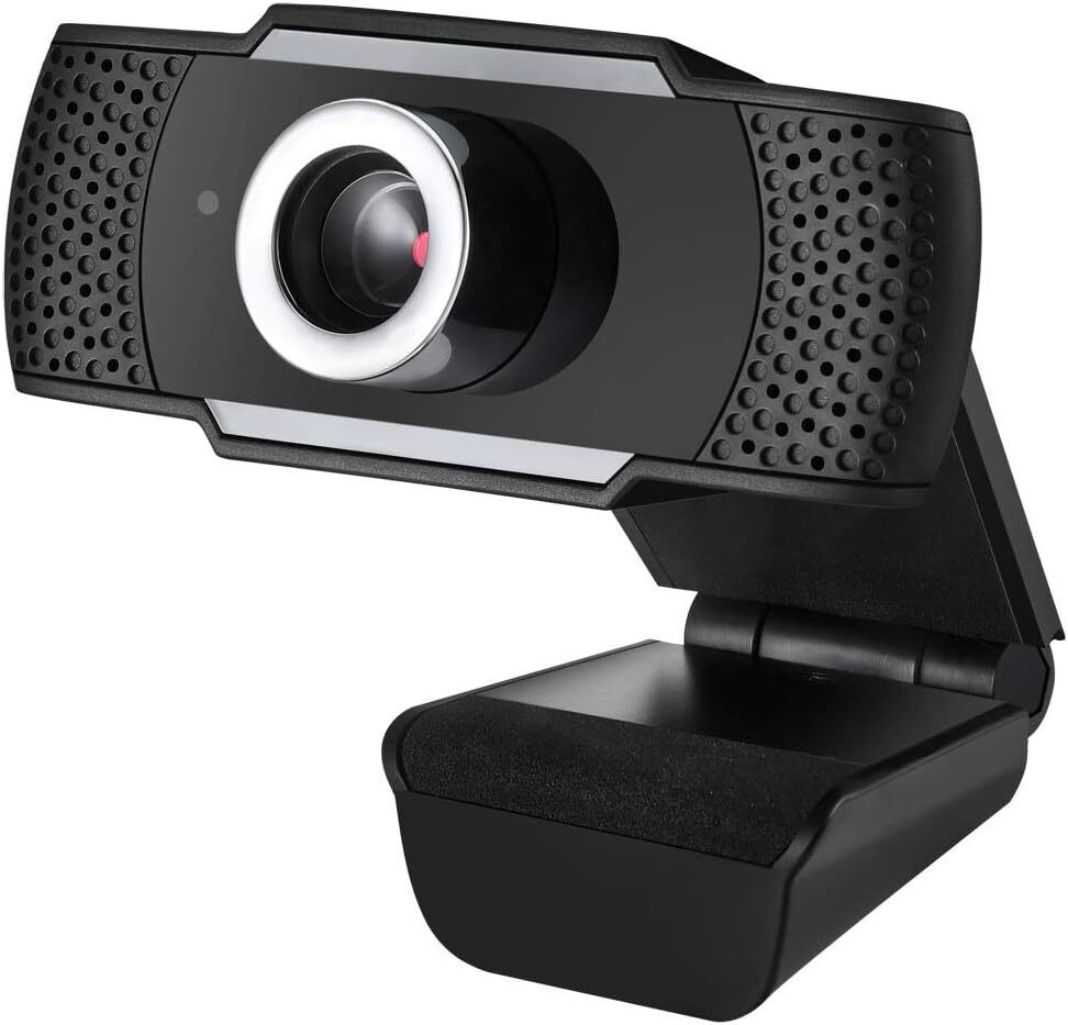Adesso CyberTrack H4 Webcam 1080P HD USB Webcam with Built-in Microphone Stock