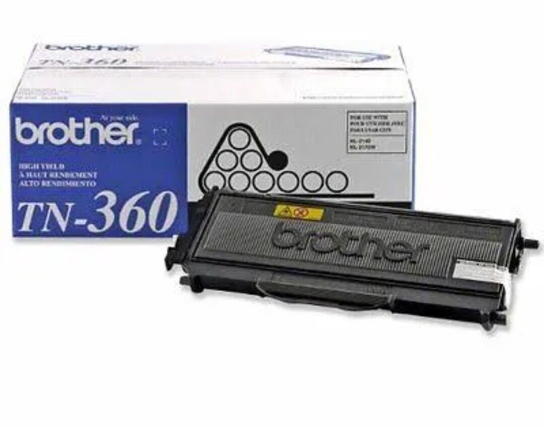 Brother TN-360 High Yield Toner Cartridge - Black - Sealed
