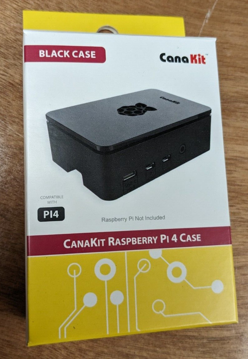 CanaKit Raspberry Pi 4 CASES - Premium Black (High Gloss)