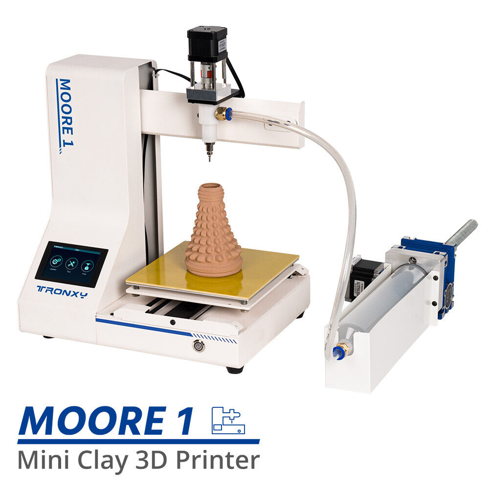 Tronxy Moore 1 Clay 3D Printer Liquid Deposition Modeling Antique Ceramics H9F7