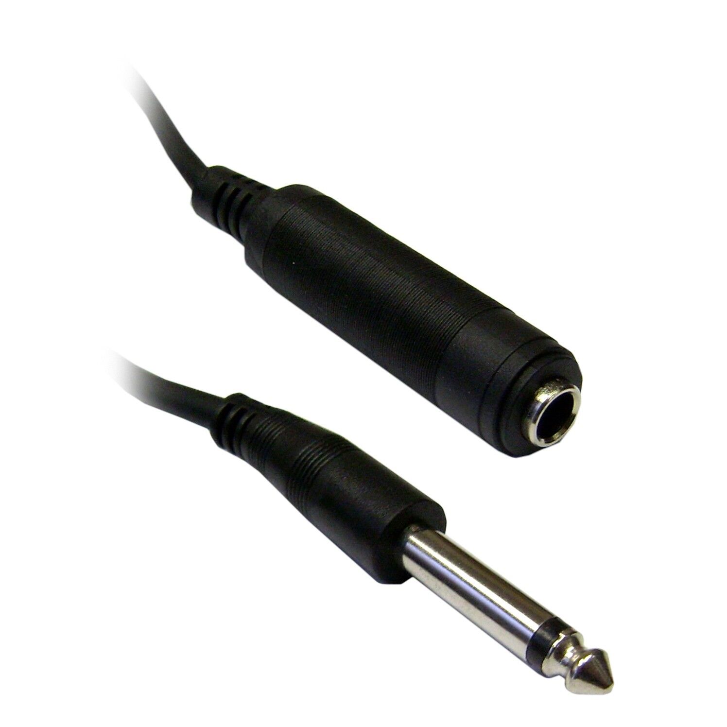 6ft 1/4 inch Mono Extension Cable, 1/4 Male to 1/4 Female, 6 foot WC-10A1-61206