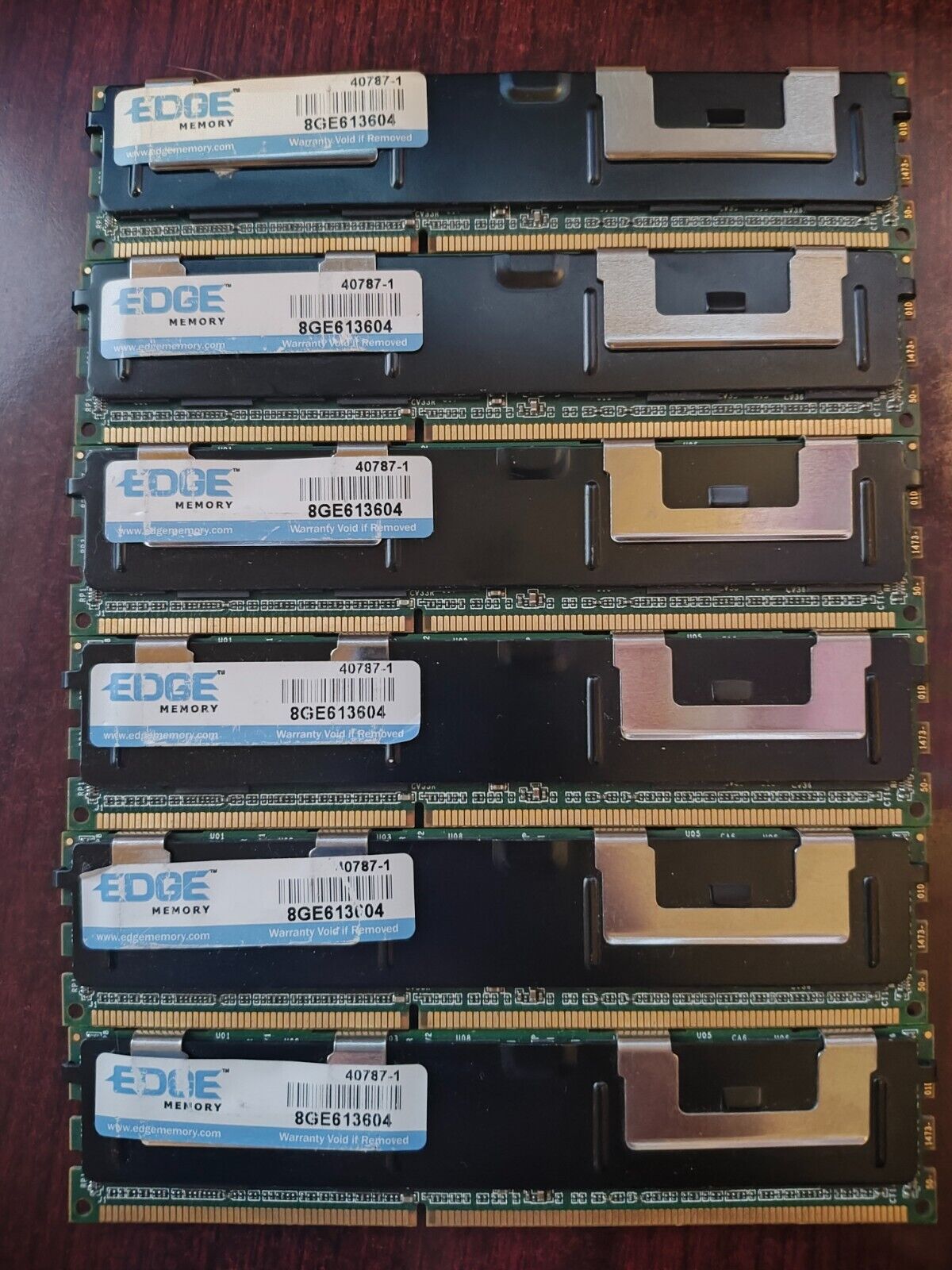 EDGE 8GE613604 - 48GB Kit (6x8GB) PC3L-10600R ECC Server Memory RAM