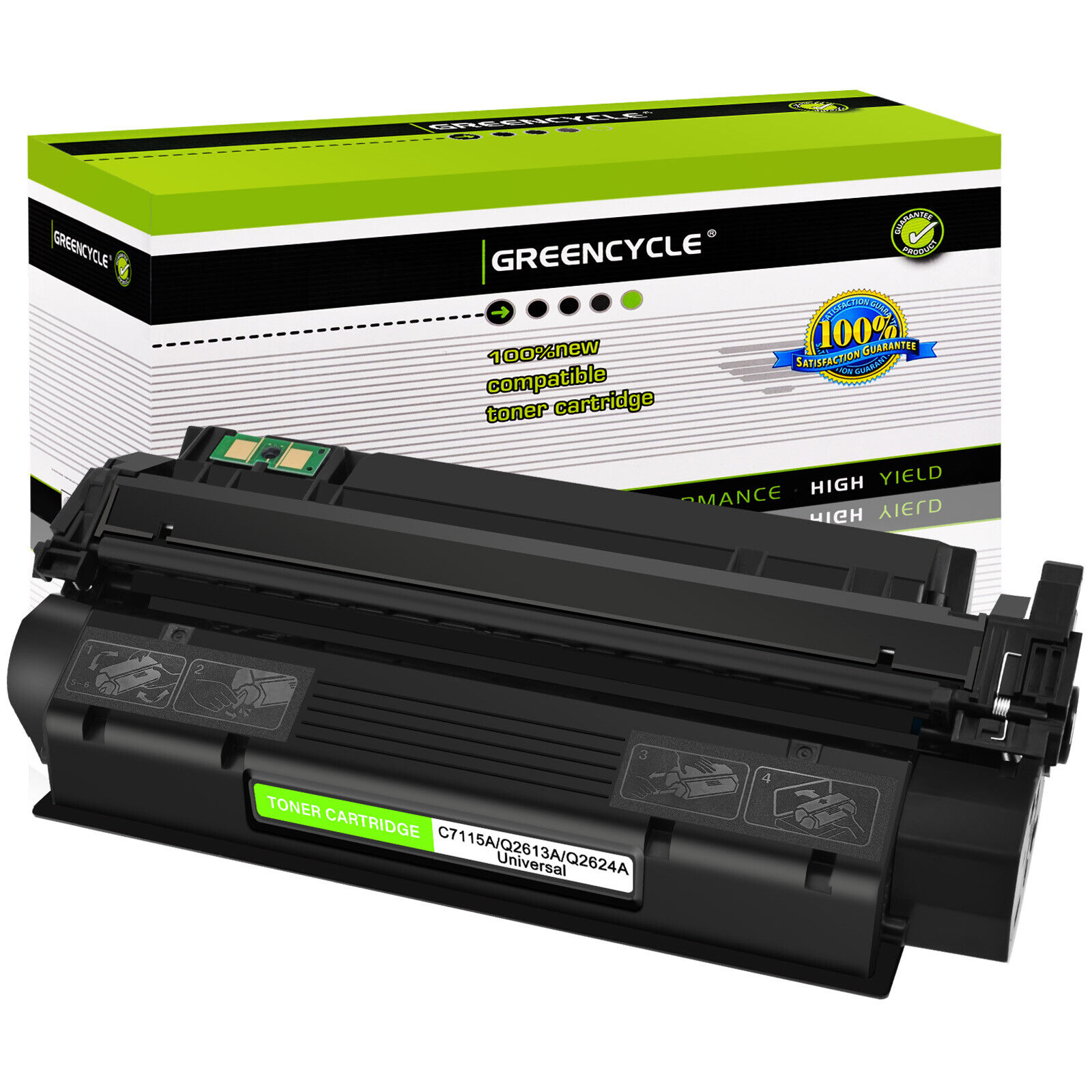 C7115A 15A Laser Toner cartridge Compatible For HP LaserJet 3320mfp 3330mfp 3380