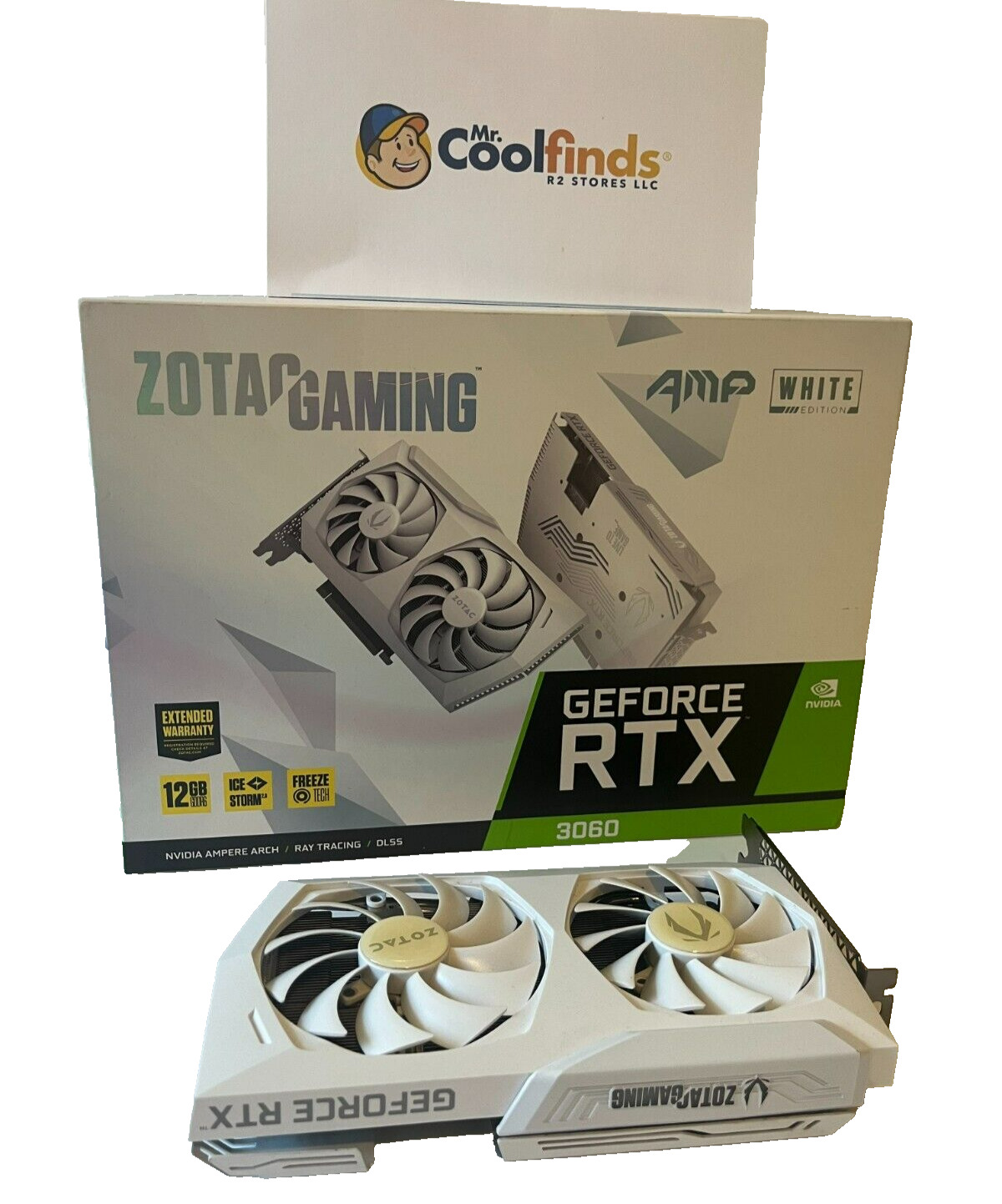 ZOTAC GAMING GeForce RTX 3060 AMP White Edition 12GB GDDR6 Graphics Card 🔥🔥
