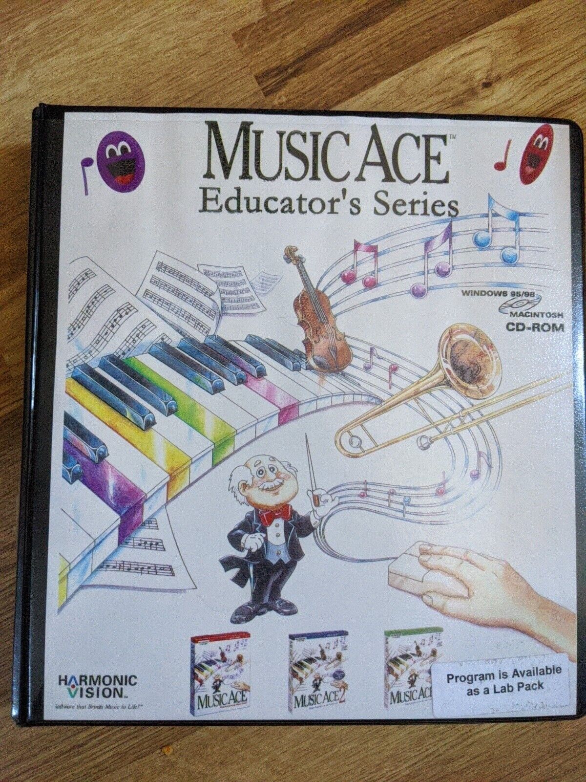 Harmonic Vision Music Ace Educator Series.      NO CD 