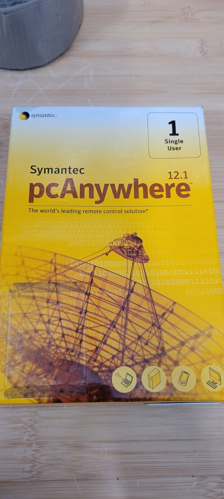 Symantec PCanywhere 12.1 remote access server 1 user