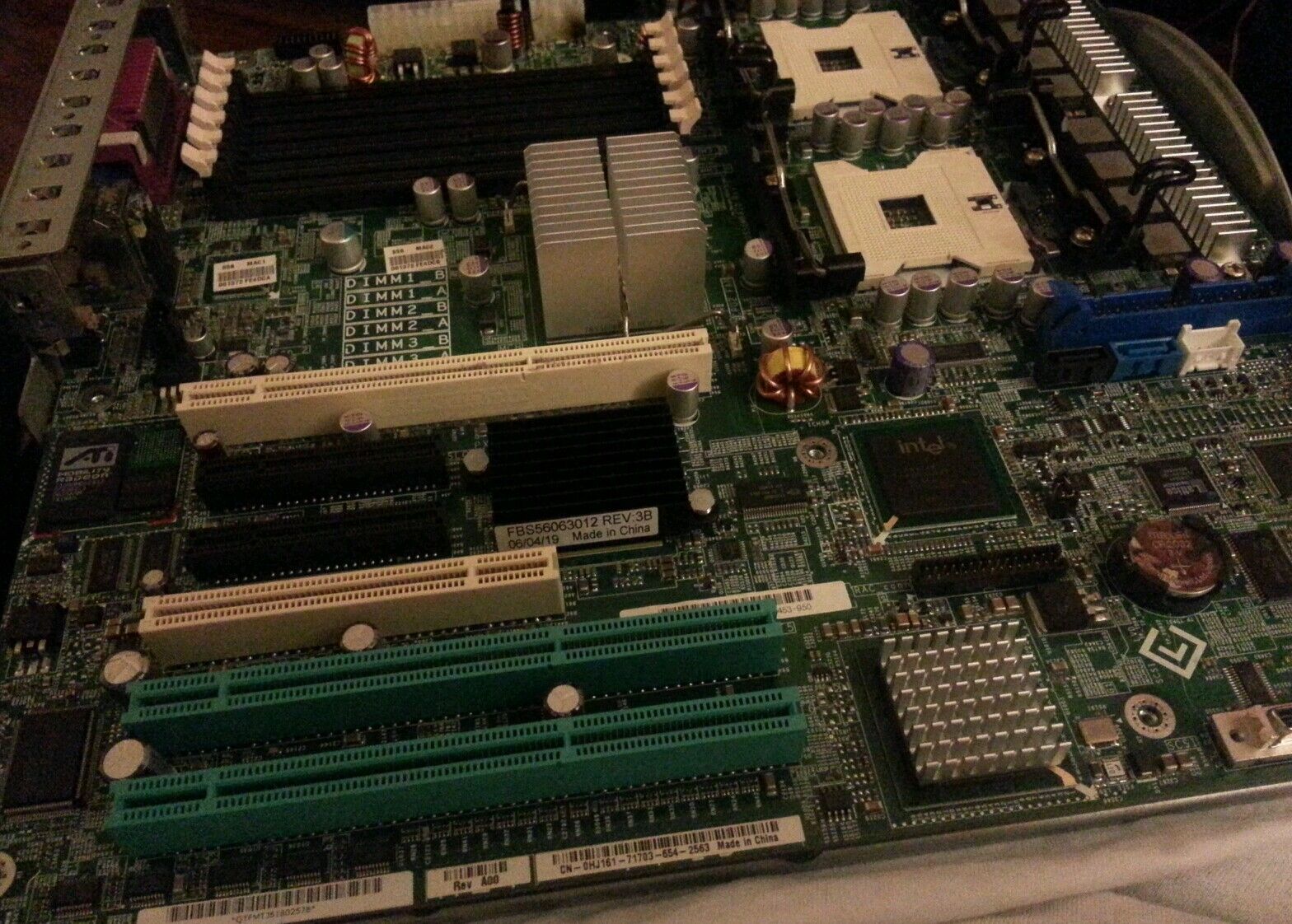 Dell PowerEdge1800 Server Motherboard Original CN-0HJ161 (For Parts / Repair)