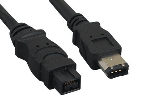 3Ft,6Ft,10Ft 9 to 6 Pin IEEE-1394b 1394a FIREWIRE 400/800 iLINK Cable PC MAC DV