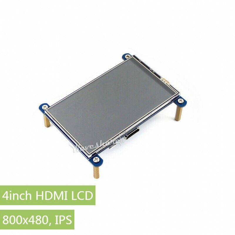 4inch HDMI LCD 800×480 IPS Resistive Touch Screen for all versions Raspberry Pi
