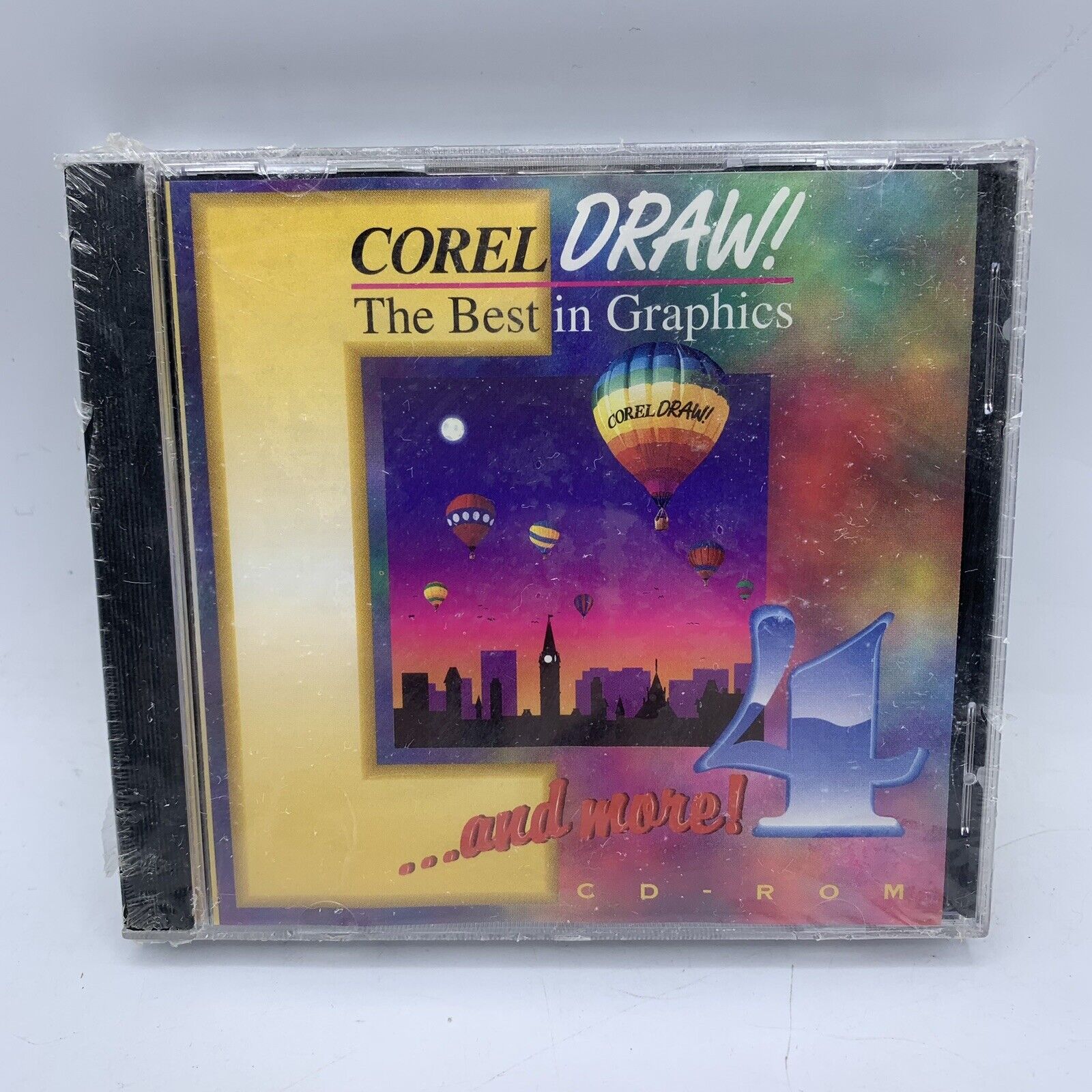 Vintage 1990s Corel Draw 4 CDROM for Windows 3.1 SEALED NEW