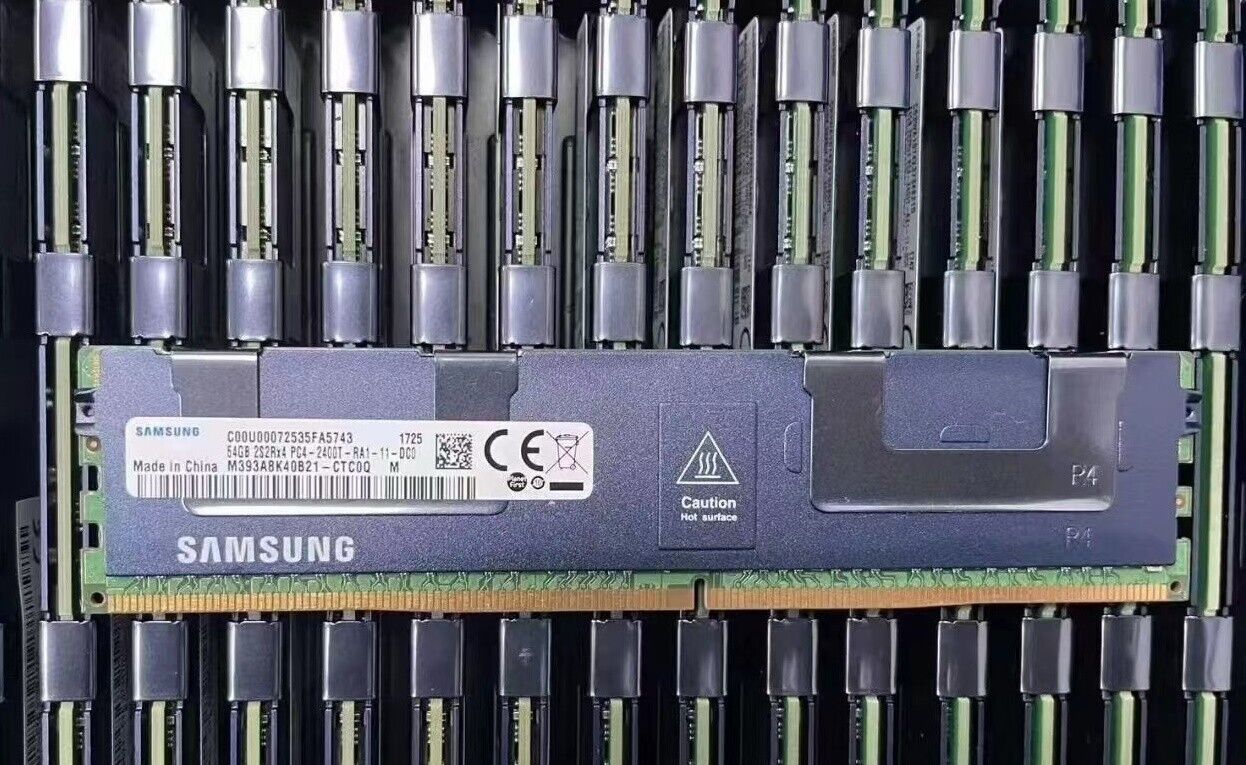 SAMSUNG 64GB DDR4 2400MHz Server RAM 2S2Rx4 PC4-2400T-RA1 M393A8K40B21-CTC RDIMM