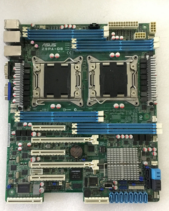 ASUS Z9PA-D8 Server Motherboard LGA2011 Chipset Intel C602 DDR3 With I/O baffle