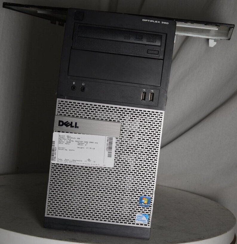 Dell D12M Optiplex 390 Desktop PC Intel Core i5-2400 3.1Ghz 6GB SEE NOTES
