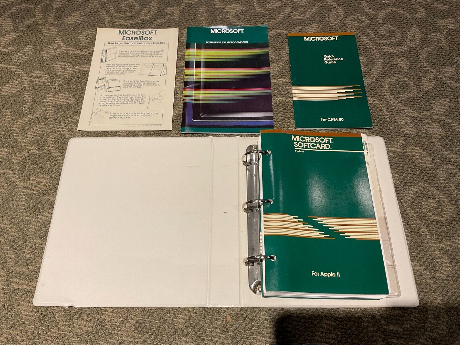 VINTAGE Microsoft SoftCard II -  Installation Manual & Basic Reference