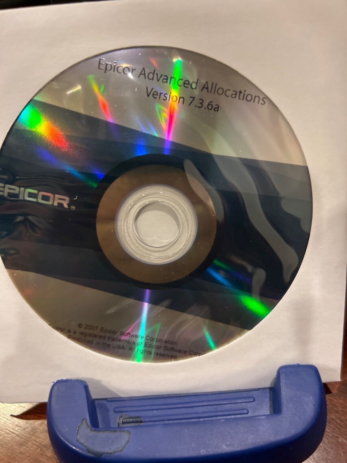AWESOME BRAND NEW. Epicor Advanced Allocations Version 7.3.6a CD .Vintage.