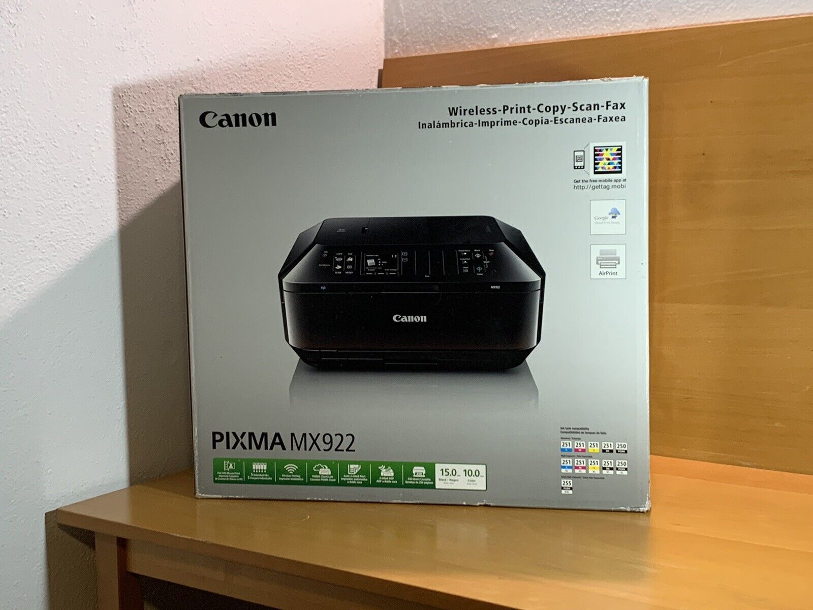 Canon PIXMA MX922Printer 9600 + NEW INK INCLUDED - LOW PRINT COUNT