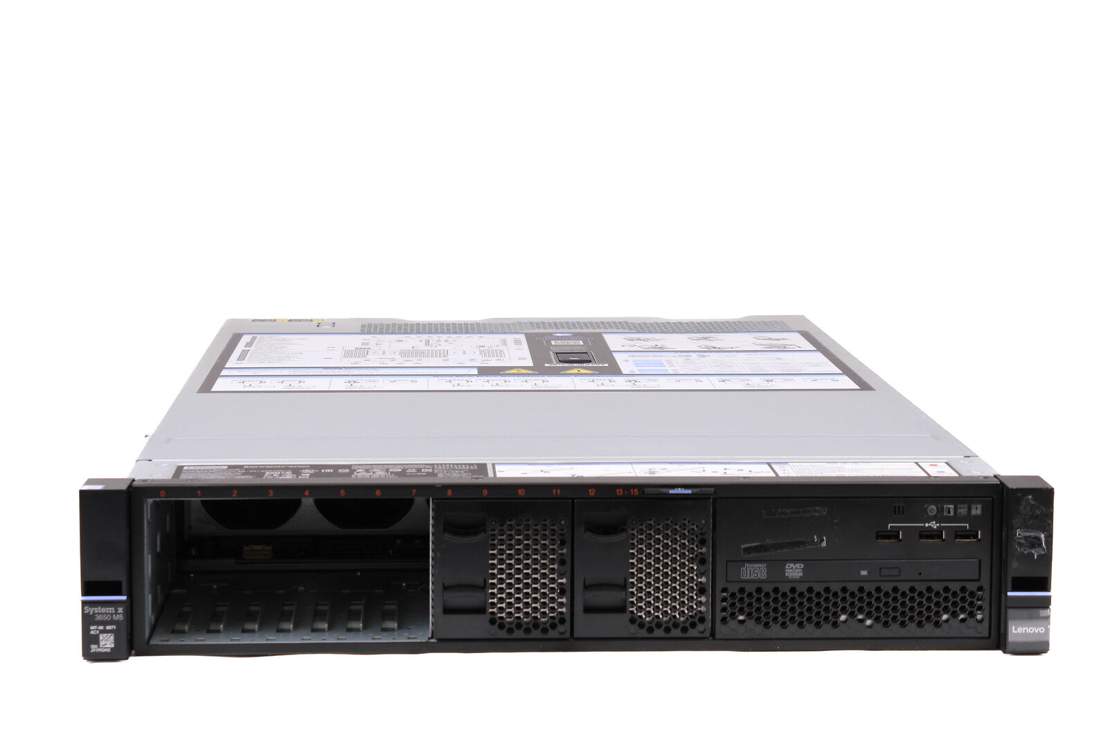Lenovo X3650 M5 8 Bay Type 8871-AC1 2x E5-2650 V4 16GB RAM NO HDD Server