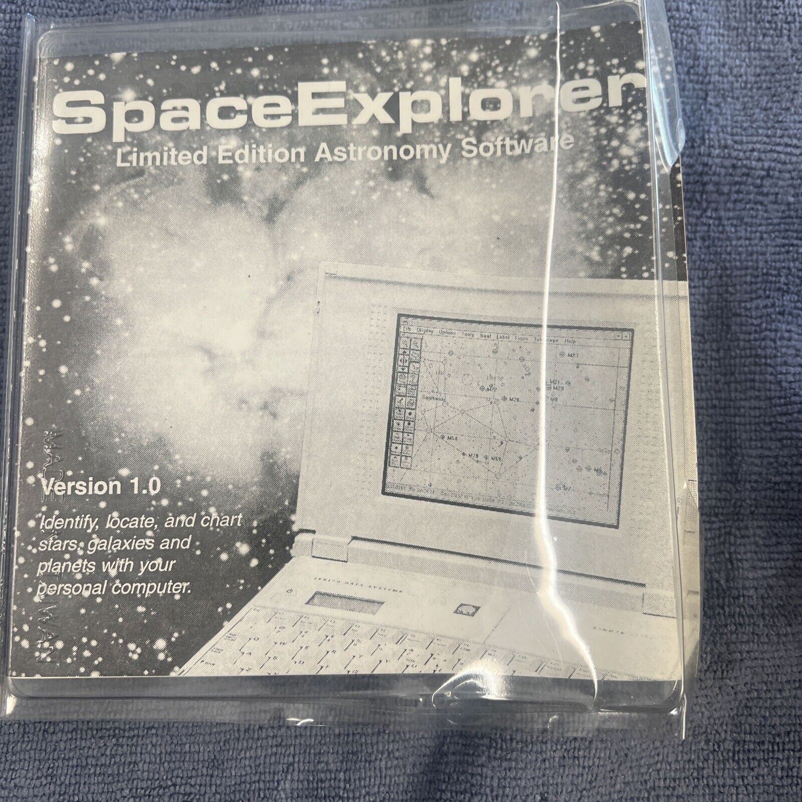 Vintage Space Explorer Floppy Disk Disc MS-DOS Windows 1.0 Astronomy Software #3