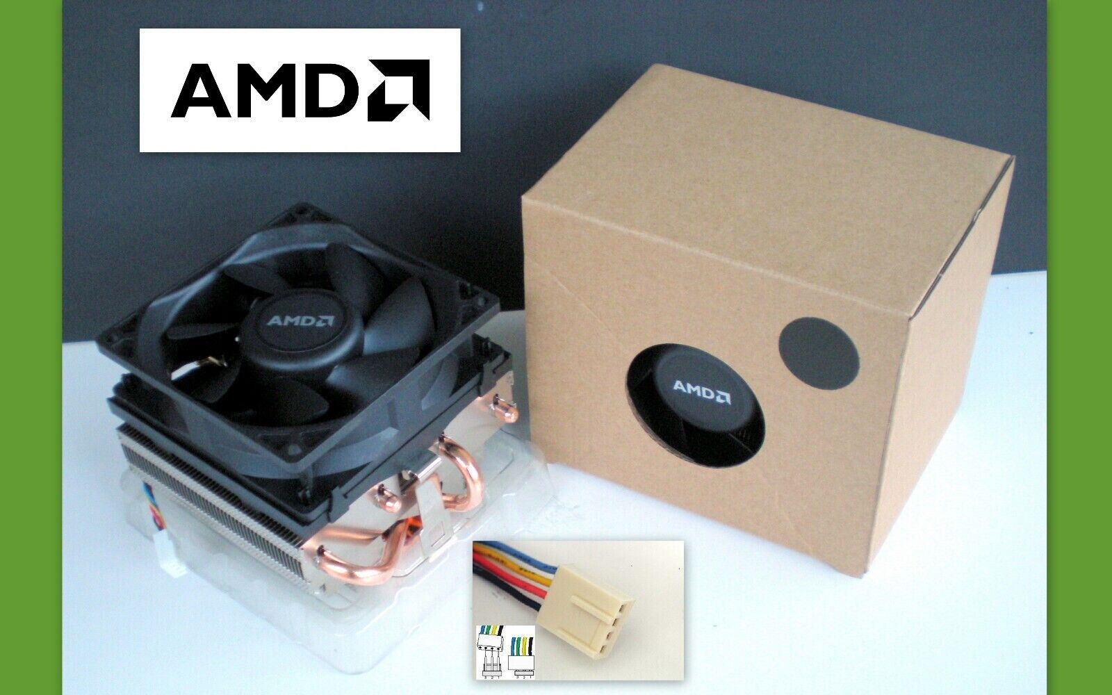 AMD 125W Cooler Heatsink for FX 8000 6000 4000 CPU's Near Silent 90mm Fan