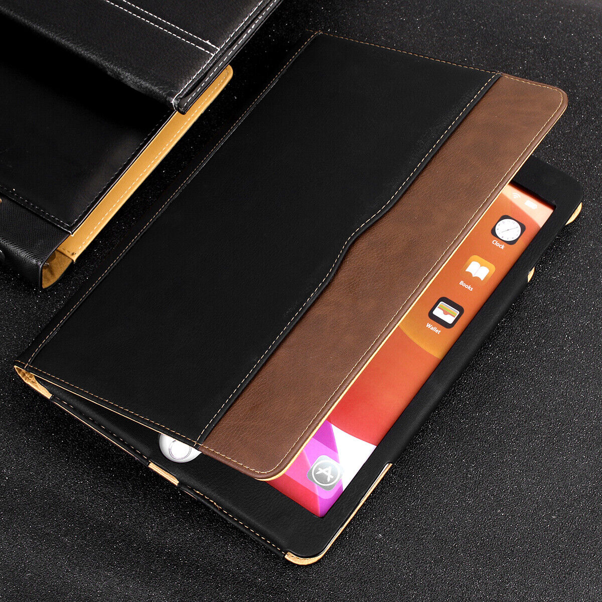 For iPad 9th/8th/7th 2 3 4 mini 5 Leather Wallet Stand Case Magnetic Smart Cover