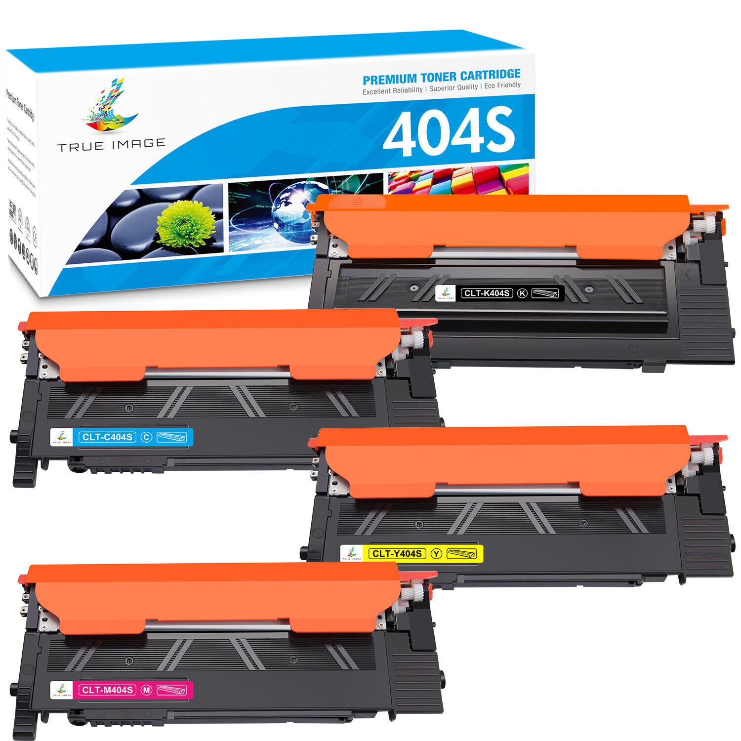 4pack CLT-404S Toner Cartridge for Samsung Xpress C430 C430W C480 C480FW C480W